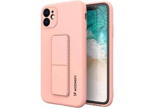 Wozinsky Kickstand Case Silikonowe Etui Z Podstawką Etui Samsung Galaxy A23 Róż…