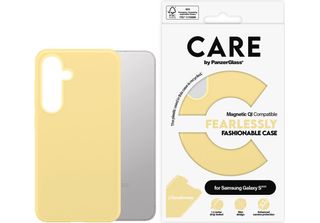 Etui Care By Panzerglass Fashion Qi Do Samsung Galaxy S25 - ZółTy