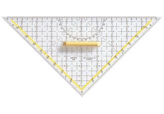 Aristo AR1648 Triangolo Da Disegno Tz-Triangle®, Plexiglas®, 325 Mm, Cristallino