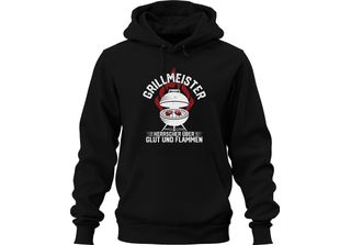 Barbecue Master Ruler Embers Flames Hobby Barbecue Gift Summer Unisex Hoodie Ho…