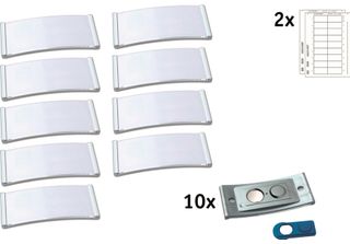 Badgepoint Nome Scudo Polar POL30MA66-10DR 70X30Mm E.St 10St.