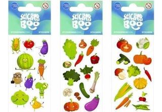 Sticker Boo Adesivi Verdure E Frutta
