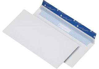 Cygnus Excellence 30005442 Busta Dl, Adesiva, Bianca, Offset 100G, 500 Pezzi