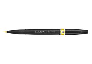 Pentel Arts SESF30C-GX Penna A Pennello Sign Pen Artist Giallo
