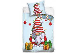 Tiptrade Biancheria Da Letto Natalizia Elfo Con Regali 140 × 200 Cm
