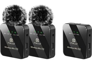 Puluz Wireless Lavalier Microphone Puluz 2 Tx + 1 Rx
