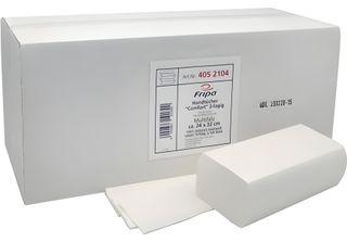 Fripa 4052104 Fripa PapierhandtüCher 4052104 Comfort Interfold-Falzung 2-Lagig …
