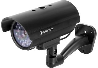 Cabletech DK-10 Telecamera Fittizia, Nera, Led