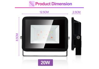 Fiqops 20W Rgb Proiettore IP67 Proiettore Cambia Colore Per Esterni