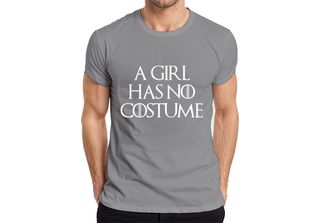 Maglietta Da Uomo A Girl Has No Costume Halloween Saying Fantasy Parody Girls, …