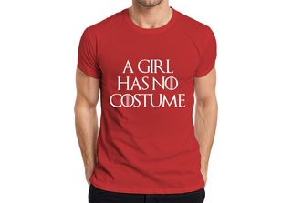 Maglietta Da Uomo A Girl Has No Costume Halloween Saying Fantasy Parody Girls, …