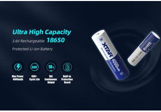 Xtar 18650 4000Mah Batteria Ricaricabile