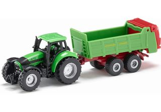 Siku 1673 Siku Strautmann Traktor Mit Universalstreuer Spielzeugauto