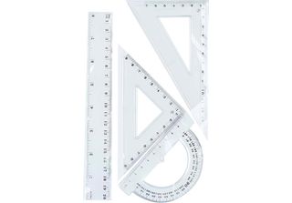 Set Di Righelli Topwrite, 4 Pezzi