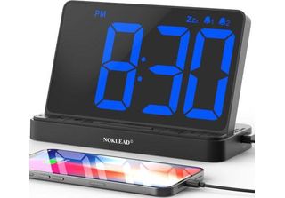 Sveglia Digitale Noklead - 5 Toni Opzionali, Dimmer, Volume Regolabile, Usb Fac…