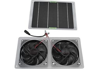Ashata Kit Ventilatore A Pannelli Solari 100 W 12 V Serra Portatile Impermeabil…