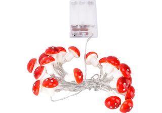 Led Stringa Di Luce 7.2Ft 20 Red Muschroom Dedor Led String Light Per La Decora…