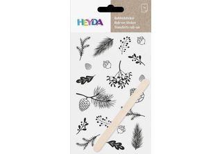 Heyda 203780938 Rubsticker Zweige Sw