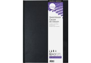 Daler Rowney Simply Sketchbook Simply Skicář 54 A3 100 G Nero