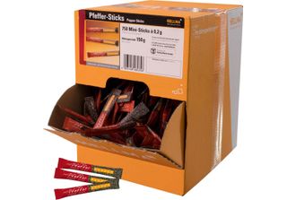 Hellma Pfeffer-Sticks, Im Displaykarton