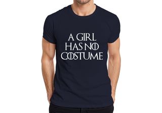 Maglietta Da Uomo A Girl Has No Costume Halloween Saying Fantasy Parody Girls, …