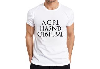 Maglietta Da Uomo A Girl Has No Costume Halloween Saying Fantasy Parody Girls, …