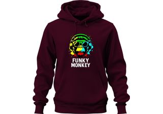 Funky Monkey Headphones Sunglasses Music Dj Retro Colourful Streetwear Unisex H…