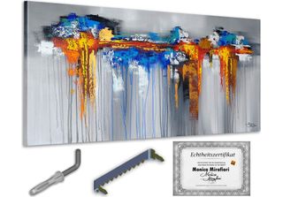 Monica Mirafiori I 100% Dipinto A Mano I Quadro "Miraggio"" 120X60Cm | Quadro D…