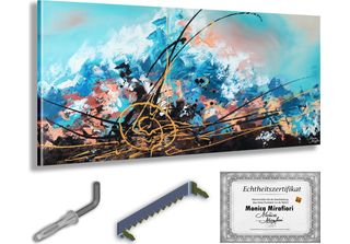 Monica Mirafiori I 100% Dipinto A Mano I Quadro "Aurora"" 120X60Cm | Quadro Dip…