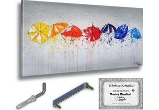 Monica Mirafiori I 100% Dipinto A Mano I Quadro "Drizzle"" 120X60Cm | Quadro Di…