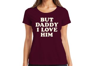 But Daddy I Love Him Papa I Love Him Love Gift Maglietta Vintage Da Donna, Borg…