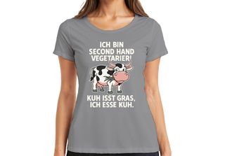 Mucca Vegetariana Di Seconda Mano Mangia L'erba Io Mangio La Fattoria Della Muc…