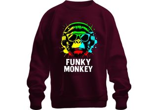 Funky Monkey Headphones Sunglasses Music Dj Retro Colourful Streetwear Unisex S…