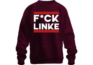 F*Ck Linke Protest Spruch Anti Links Politik Provokant Satire Unisex Felpa Pull…