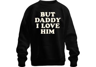 But Daddy I Love Him Papa I Love Him Love Gift Vintage Unisex Felpa Pullover, N…