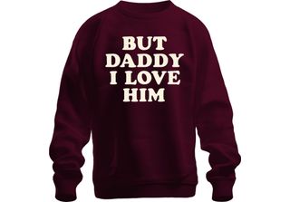 But Daddy I Love Him Papa I Love Him Love Gift Vintage Unisex Felpa Pullover, B…