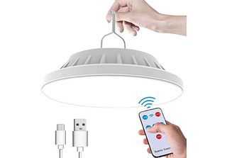 Wholefire Lampada Solare Led Da Campeggio Telecomando Usb Ricaricabile, 5 Modal…