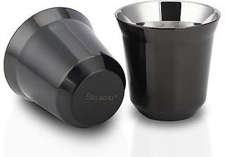 Easyworkz Tazze Da Espresso In Acciaio Inox A Doppia Parete Isolate Demitasse S…