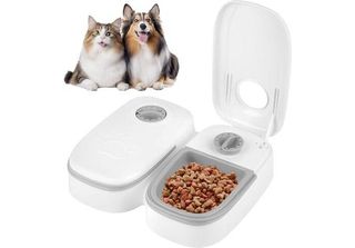 Dajasd Mangiatoia Automatica Per Gatti, 700 Ml Mangiatoia Timer 48 Ore, Antisci…