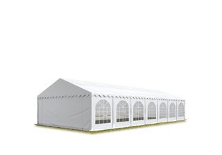 Toolport 6X14 Mtendone Per Feste Premium Pvc Bianco 100% Impermeabile Tendone D…