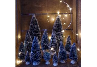 Set Albero Di Neve 16 Pezzi Mini Alberi