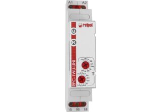 Relè A Tempo Con 1 Funzione 1P 12-240V Avvio E Reset Relè RPC-1WU-UNI Relpol 06…