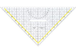 Aristo AR1648/2 Triangolo Da Disegno Tz-Triangle®, In Plexiglas® Con Impugnatur…