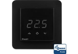 Heatit Z-TRM3 Termostato Z-Wave Nero