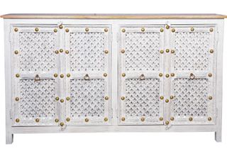 Credenza Vintage In Legno Massiccio Hamdi 180Cm