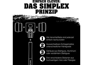 Halder Stiel FüR Simplex-Schon - Hammer D. 50 Holz