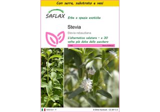 Saflax Insieme Di Coltivazione - Stevia - 100 Semi - Stevia