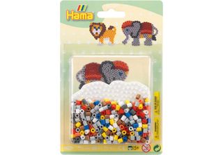 Hama Iron-On Beads Midi "Elephant/Lion"" In Blister 450 Iron-On Beads"