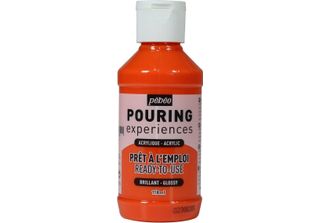 Vernice Acrilica Lucida Da Versare - Arancione - 118 Ml