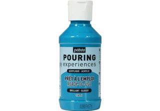 Vernice Acrilica Lucida Da Versare - Turchese - 118 Ml